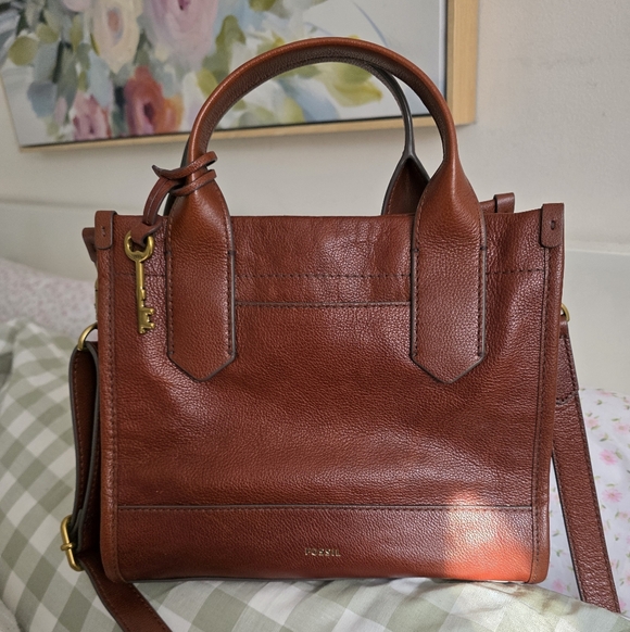 Fossil Handbags - Almost New Fossil Kyler Satchel Crossbody Satchel